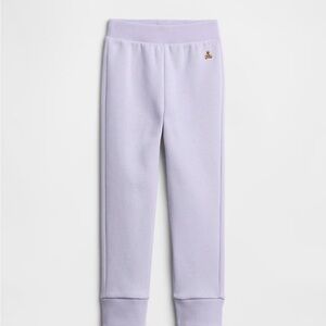 NWT babyGap Purple Brannan Bear Pull-On Fleece Joggers